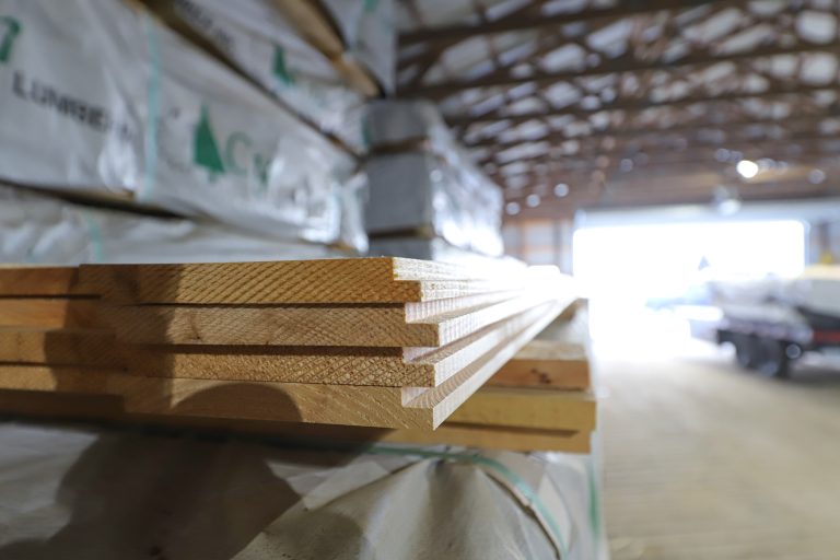 Premium shiplap boards for interior finishing
