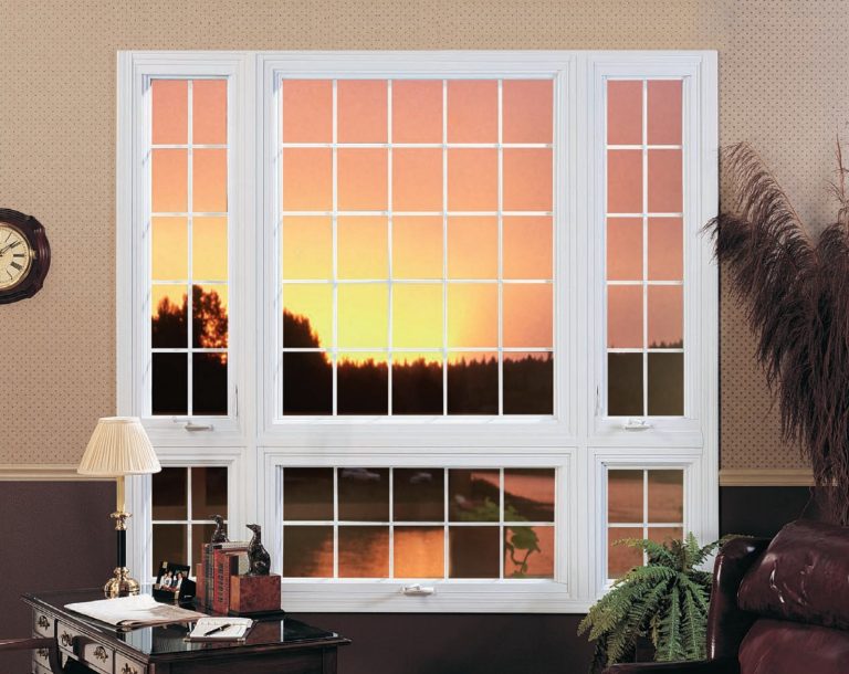 white window that is newly installed